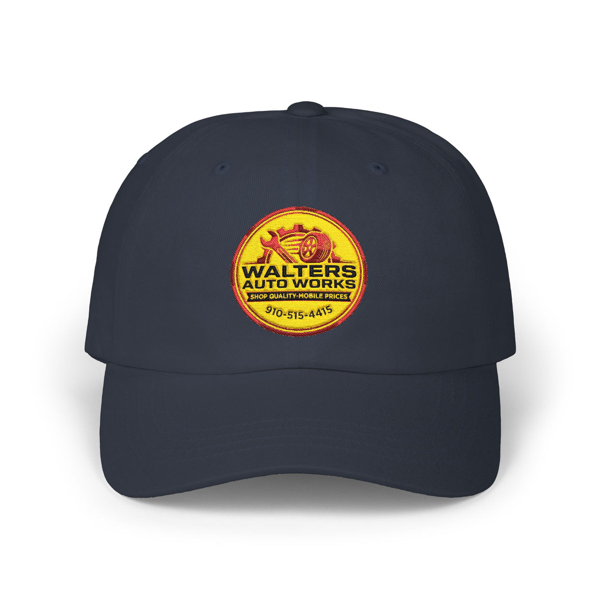 Dad Cap — Walters Auto Works Vintage Logo Embroidered Hat