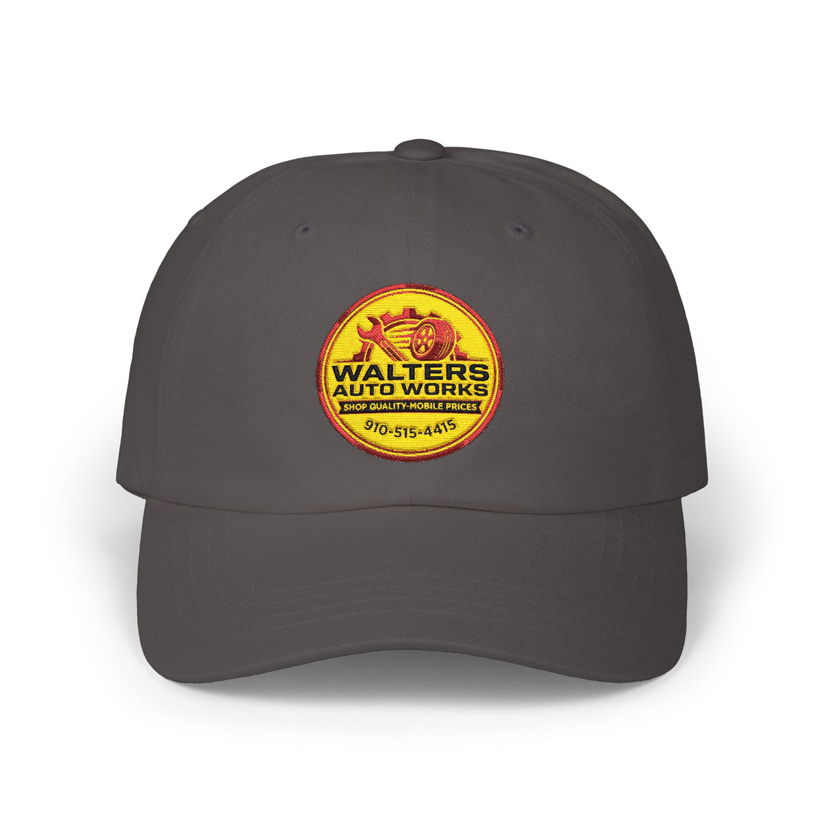 Dad Cap — Walters Auto Works Vintage Logo Embroidered Hat