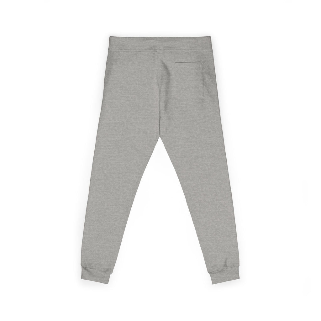 Embroidered Retro Sunrise Joggers — Vintage Crest Fleece Sweatpants