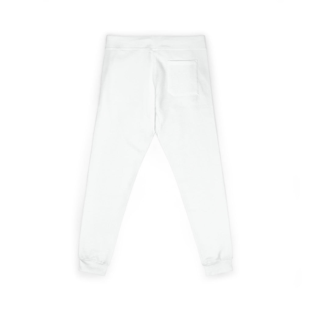 Embroidered Retro Sunrise Joggers — Vintage Crest Fleece Sweatpants