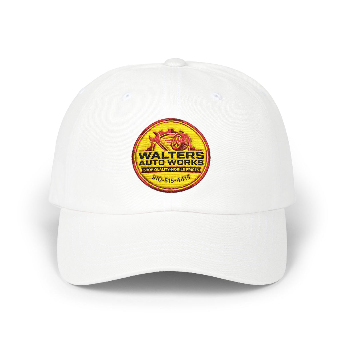 Dad Cap — Walters Auto Works Vintage Logo Embroidered Hat