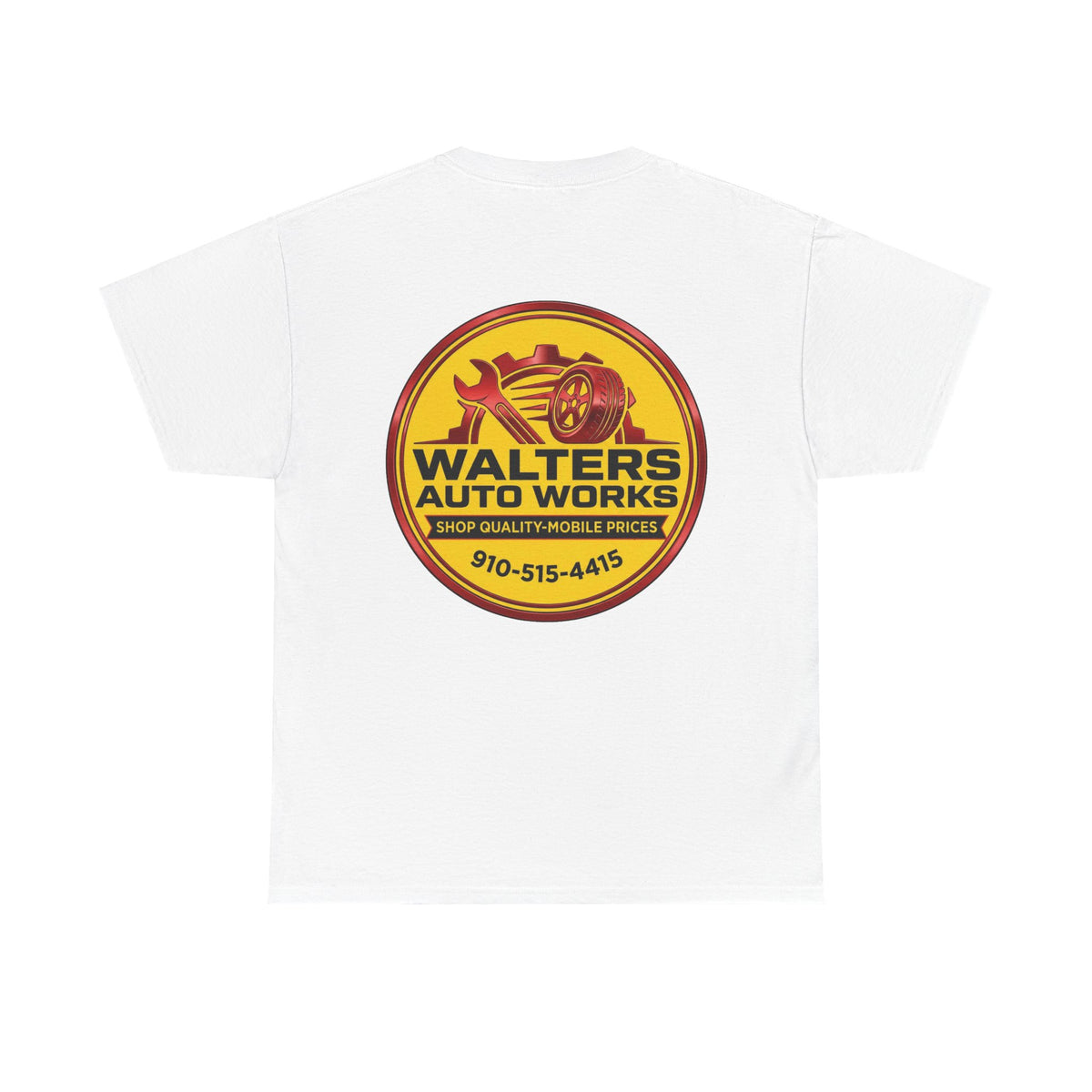 Walters Auto Works Logo Tee — Mechanic Shop Vintage Car Repair T‑Shirt