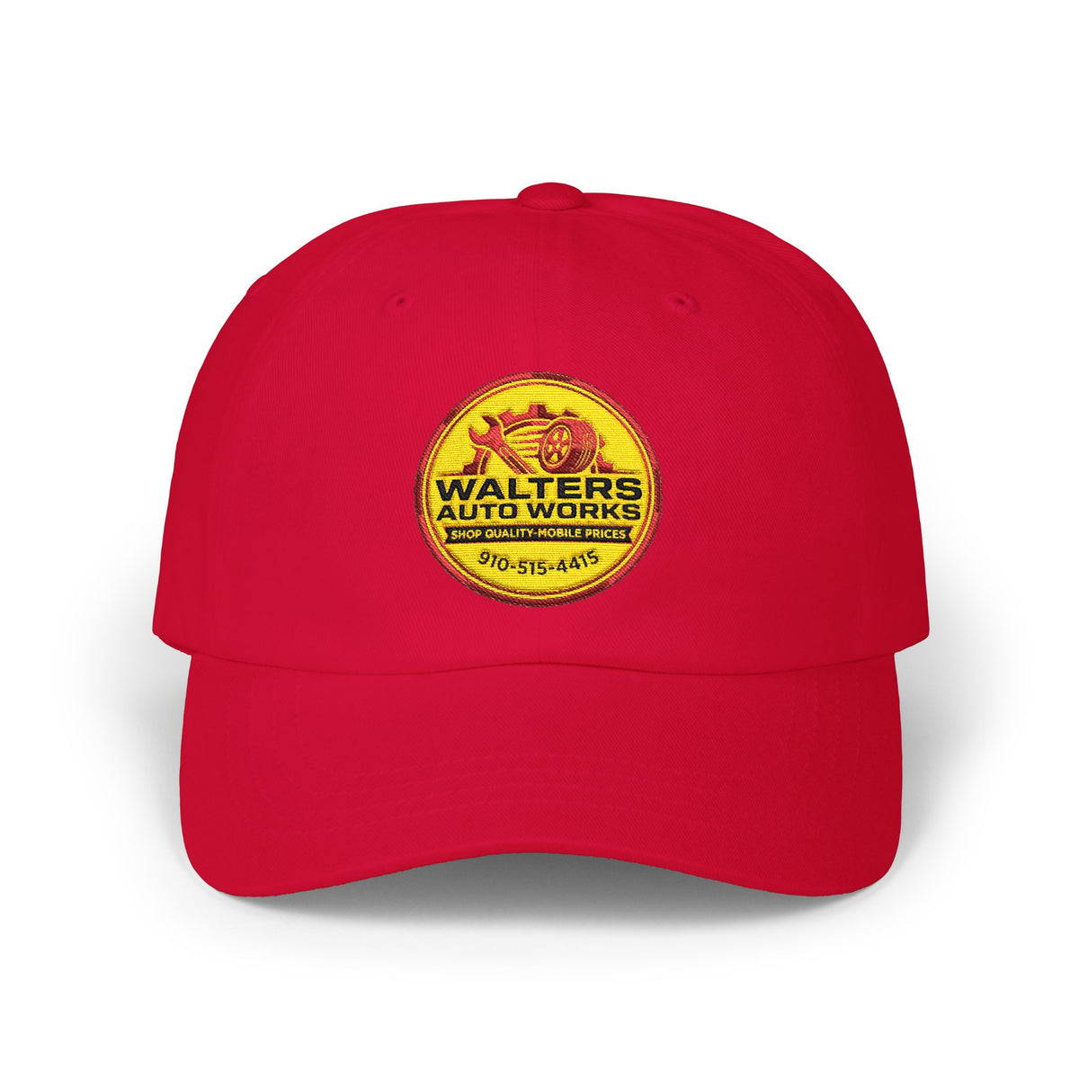 Dad Cap — Walters Auto Works Vintage Logo Embroidered Hat