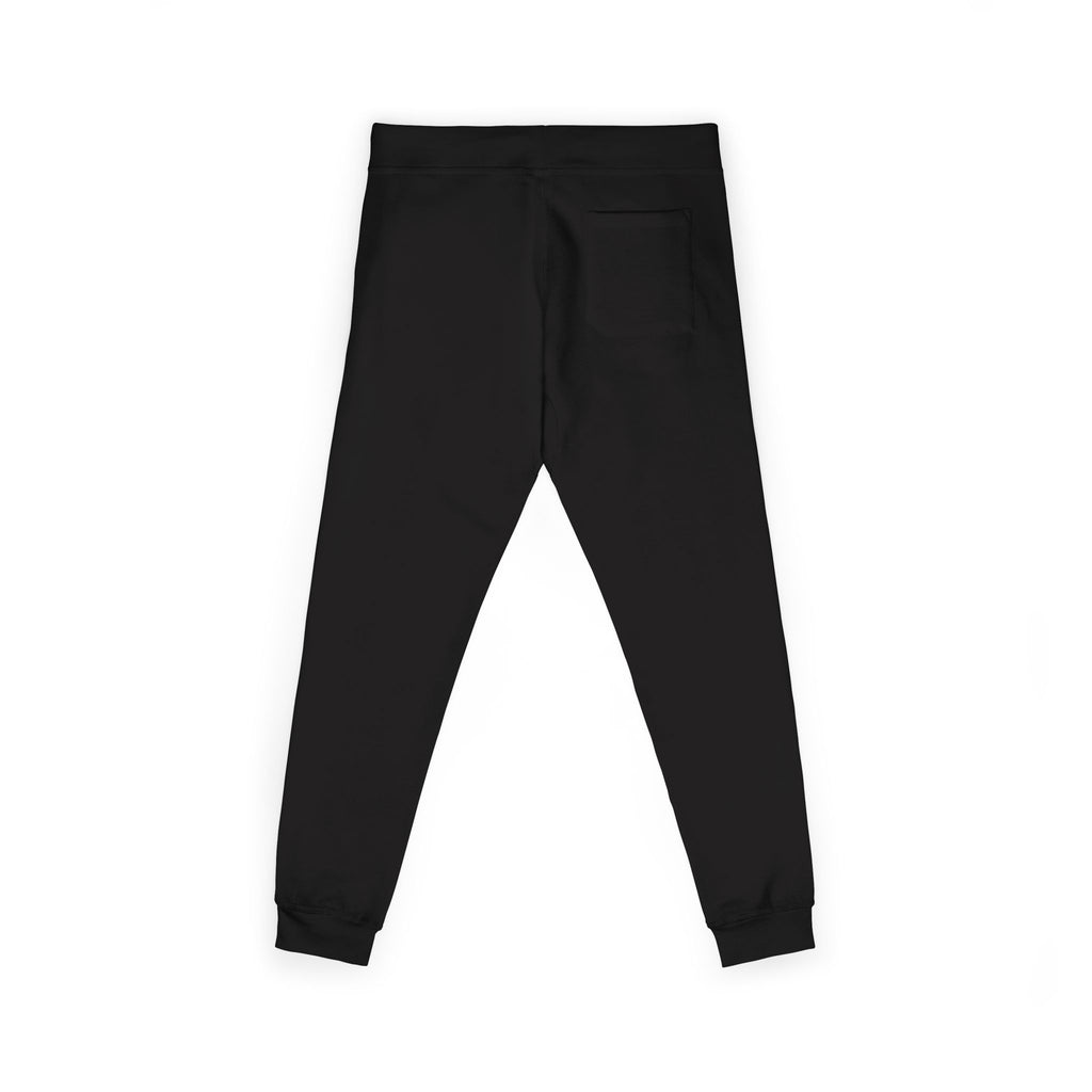 Embroidered Retro Sunrise Joggers — Vintage Crest Fleece Sweatpants